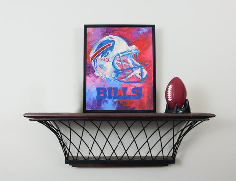 Buffalo Bills Horizontal Art Glass Frame
