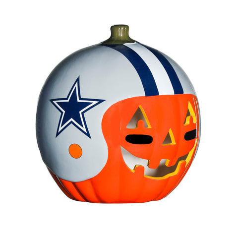 Dallas Cowboys<br>Ceramic Pumpkin Helmet