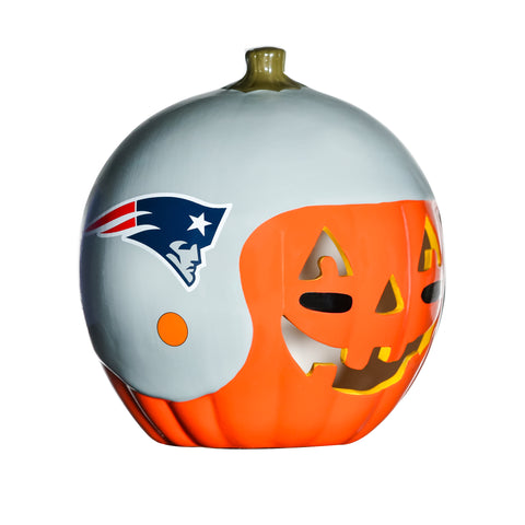 New England Patriots<br>Ceramic Pumpkin Helmet