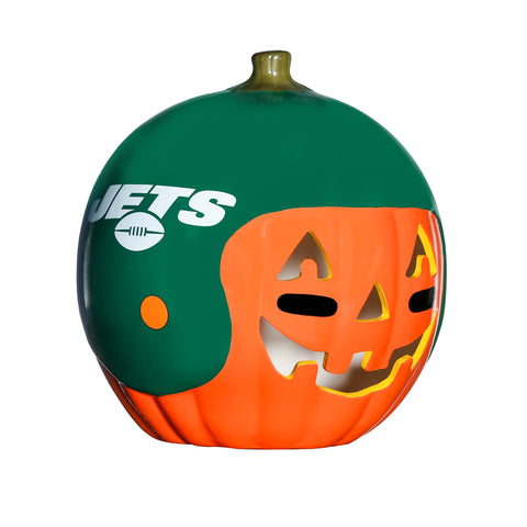 New York Jets<br>Ceramic Pumpkin Helmet