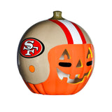San Francisco 49ers<br>Ceramic Pumpkin Helmet