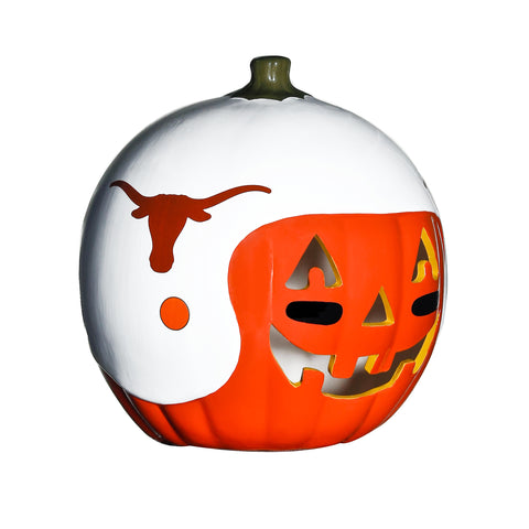 Texas Longhorns<br>Ceramic Pumpkin Helmet