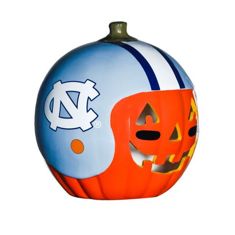 North Carolina Tar Heels<br>Ceramic Pumpkin Helmet