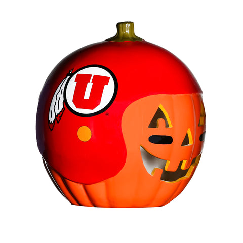 Utah Utes<br>Ceramic Pumpkin Helmet