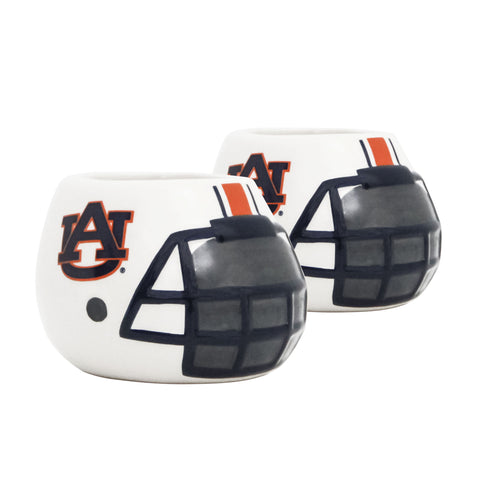Auburn Tigers<br>Ceramic Helmet Planter (Empty) - 2 Pack