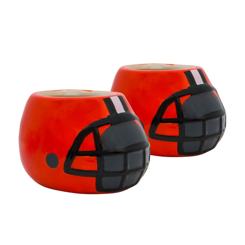 Cleveland Browns - Ceramic Helmet Planter – Empty Planter - Pack Of Two