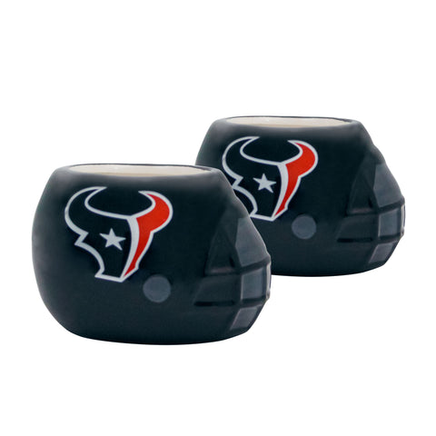 Houston Texans<br>Ceramic Helmet Planter (Empty) - 2 Pack