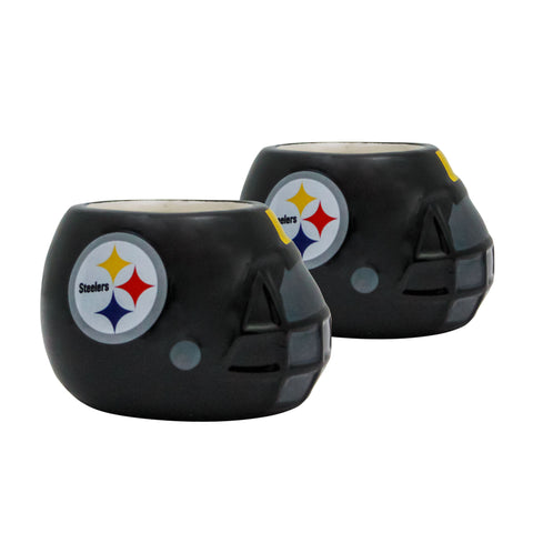 Pittsburgh Steelers - Ceramic Helmet Planter – Empty Planter - Pack Of Two