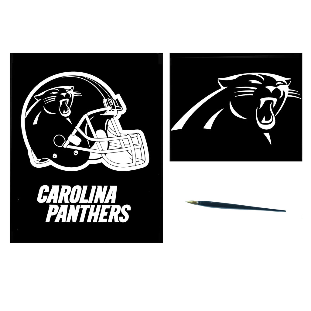 Carolina Panthers Scratch Art Craft Kit - For The Deep Rooted Fan ...