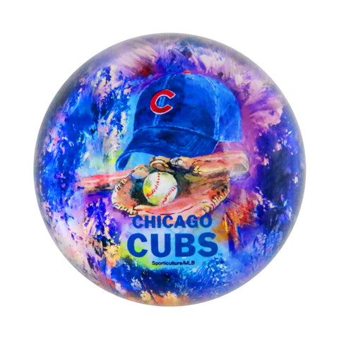 Chicago Cubs<br>Glass Dome Paperweight