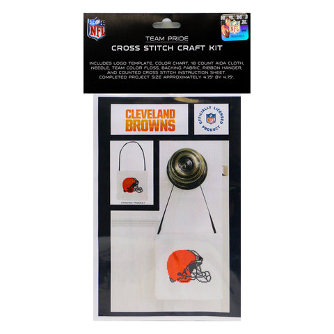 Cleveland Browns<br>Cross Stitch Craft Kit