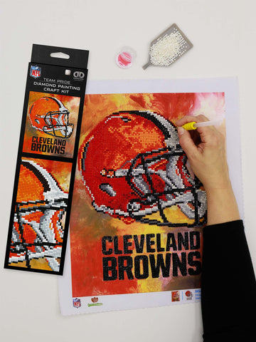 Cleveland Browns NFL Team Pride Diamond Painting Craft Kit, 15.4 x 12.8 in  - Food 4 Less