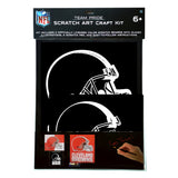 Cleveland Browns<br>Scratch Art Craft Kit