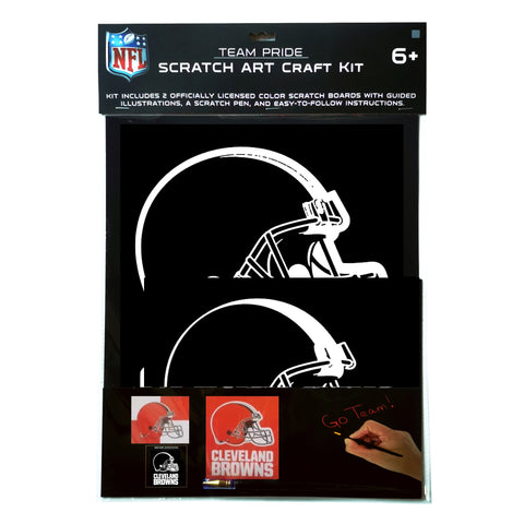 Cleveland Browns<br>Scratch Art Craft Kit