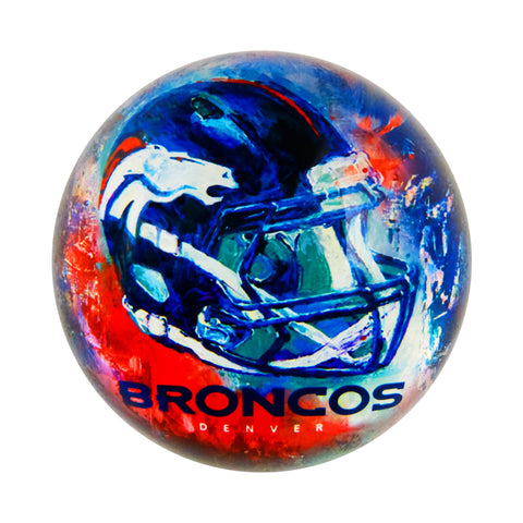 Denver Broncos<br>Glass Dome Paperweight