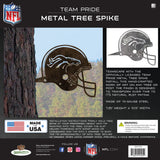 Denver Broncos<br>Metal Tree Spike