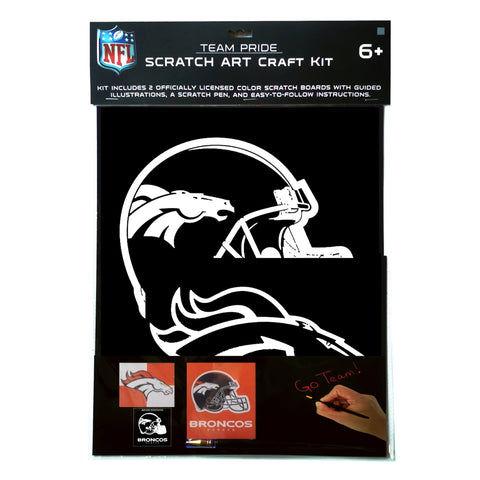 Denver Broncos<br>Scratch Art Craft Kit