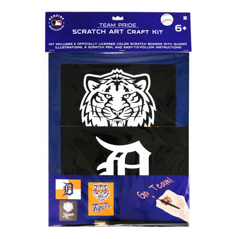 Detroit Tigers<br>Scratch Art Craft Kit