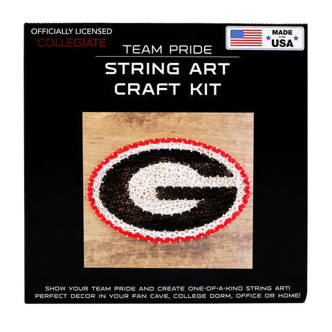 Georgia Bulldogs<br>String Art Craft Kit
