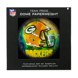 Green Bay Packers<br>Glass Dome Paperweight