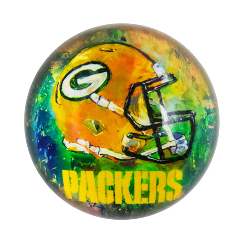 Green Bay Packers<br>Glass Dome Paperweight