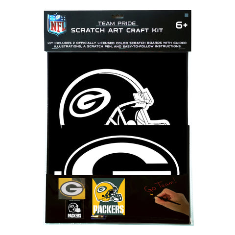 Green Bay Packers<br>Scratch Art Craft Kit