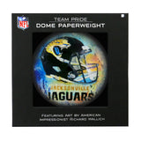 Jacksonville Jaguars<br>Glass Dome Paperweight