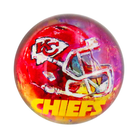 Kansas City Chiefs<br>Glass Dome Paperweight