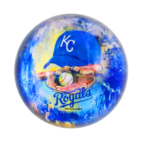 Kansas City Royals<br>Glass Dome Paperweight