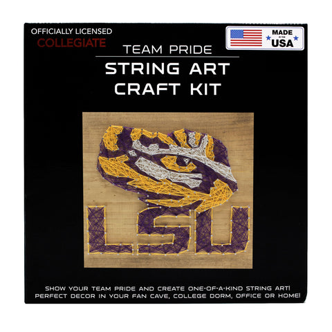 LSU Tigers<br>String Art Craft Kit