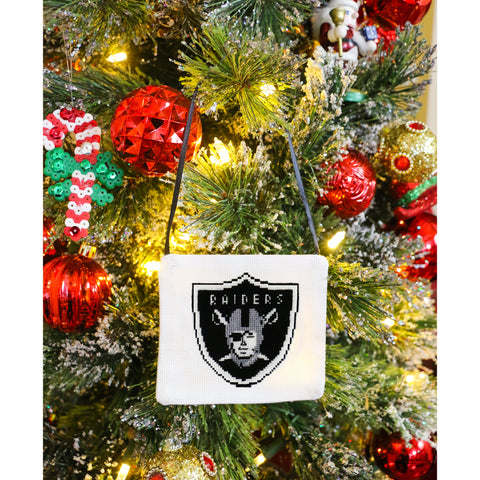 Oakland Raiders Christmas Ornaments at