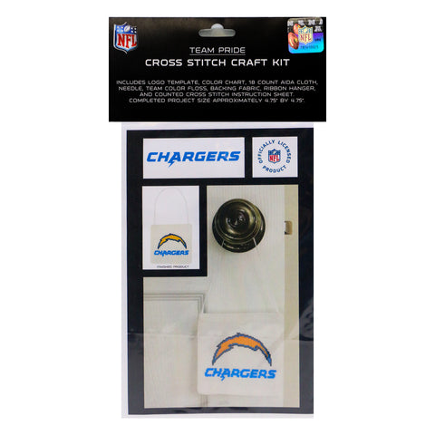 Los Angeles Chargers<br>Cross Stitch Craft Kit