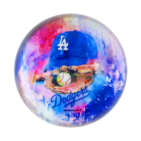 Los Angeles Dodgers<br>Glass Dome Paperweight