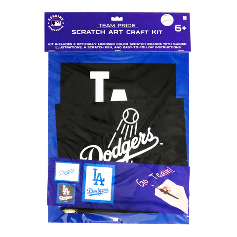Los Angeles Dodgers<br>Scratch Art Craft Kit