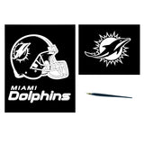 Miami Dolphins<br>Scratch Art Craft Kit