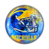 Michigan Wolverines<br>Glass Dome Paperweight