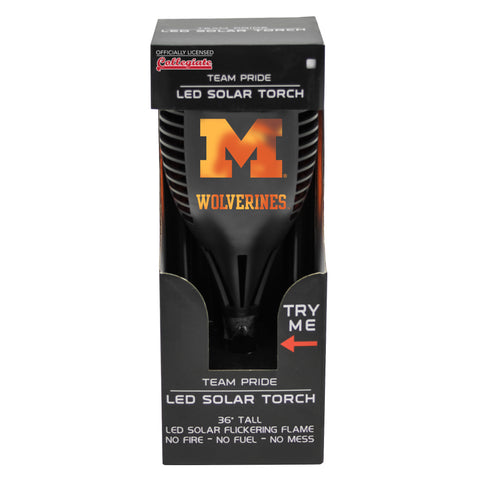 Michigan Wolverines<br>LED Solar Torch