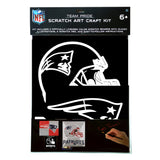 New England Patriots<br>Scratch Art Craft Kit