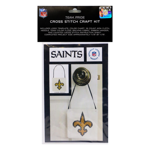 New Orleans Saints<br>Cross Stitch Craft Kit