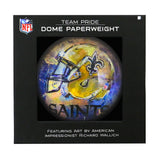 New Orleans Saints<br>Glass Dome Paperweight