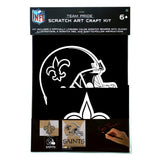 New Orleans Saints<br>Scratch Art Craft Kit