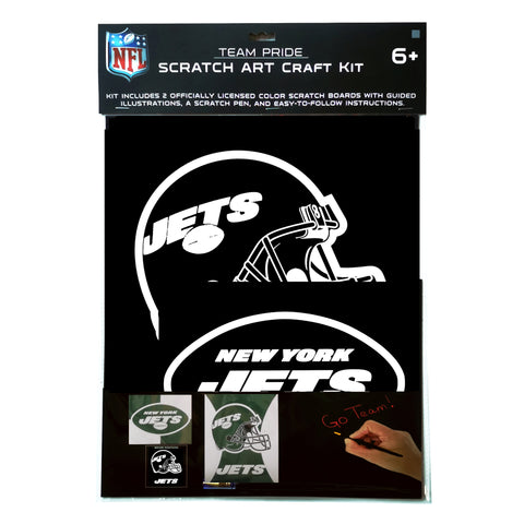 New York Jets<br>Scratch Art Craft Kit