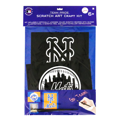 New York Mets<br>Scratch Art Craft Kit
