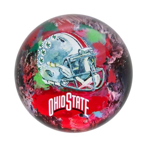 Ohio State Buckeyes<br>Glass Dome Paperweight