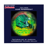 Oregon Ducks<br>Glass Dome Paperweight