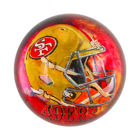 San Francisco 49ers<br>Glass Dome Paperweight