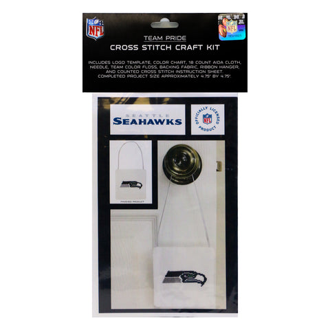 Seattle Seahawks<br>Cross Stitch Craft Kit