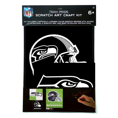 Seattle Seahawks<br>Scratch Art Craft Kit