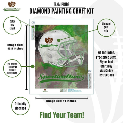 Cleveland Browns NFL Team Pride Diamond Painting Craft Kit, 15.4 x 12.8 in  - Food 4 Less
