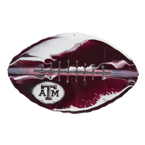 Texas A&M Aggie<br>Recycled Metal Art Football